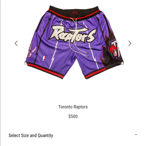 Raptors just don shorts - Picture 3 of 3
